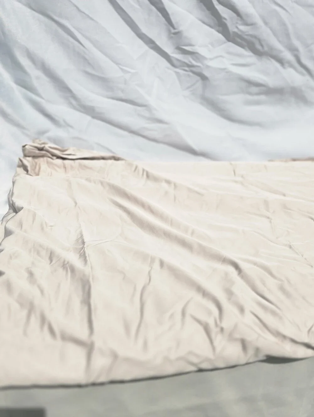 Quince 100% Organic Vicose Bamboo Sand Duvet Cover King Cal King